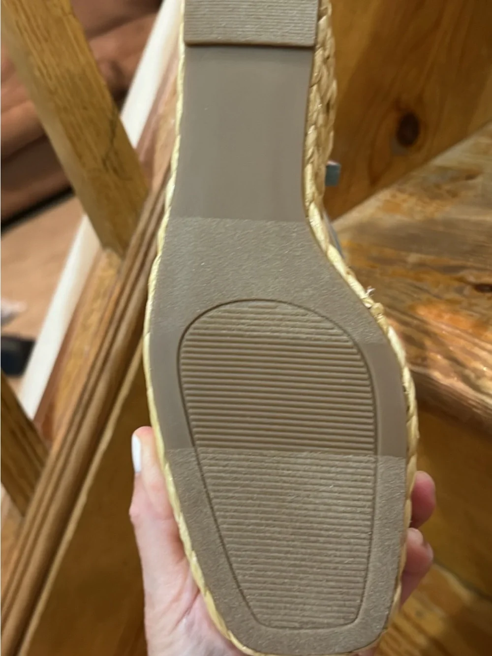 Loft Square Toe Espadrille Wedge